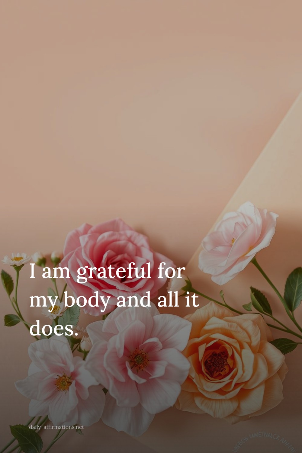 I am grateful for my body and all it does.