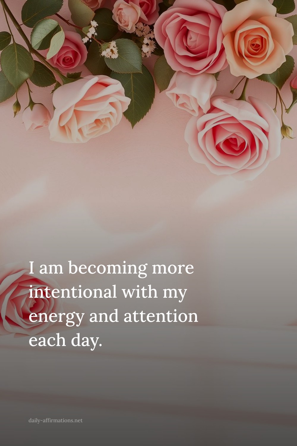 I am becoming more intentional with my energy and attention each day.