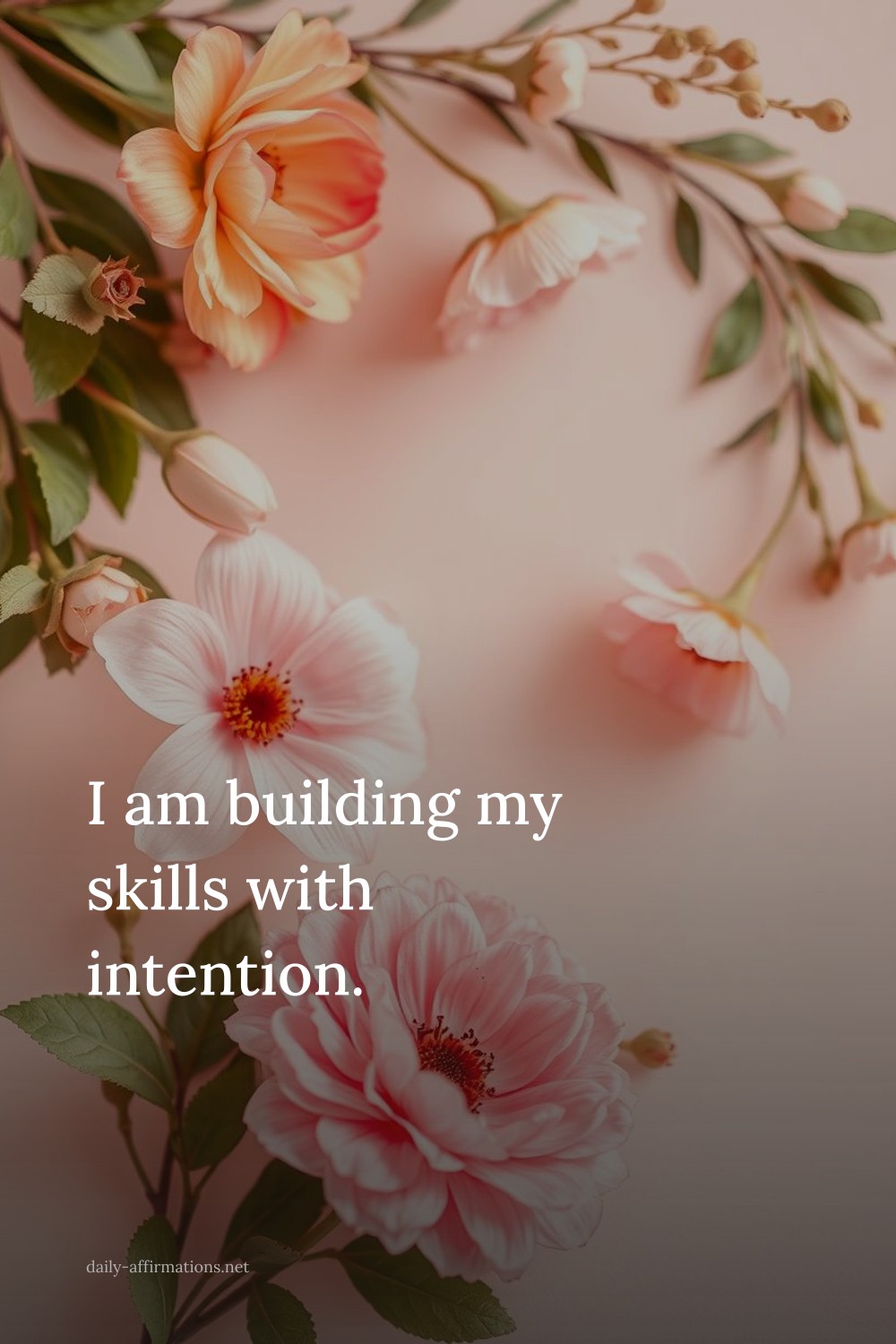 I am building my skills with intention.