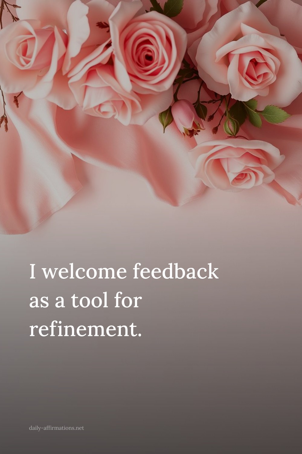 I welcome feedback as a tool for refinement.