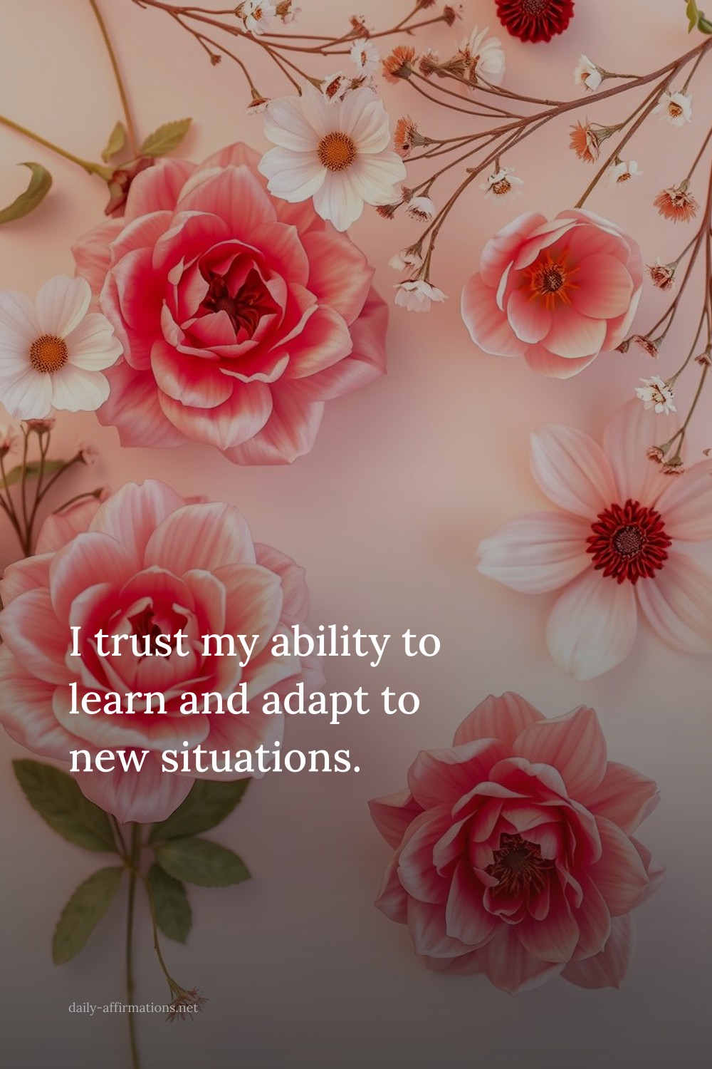 I trust my ability to learn and adapt to new situations.
