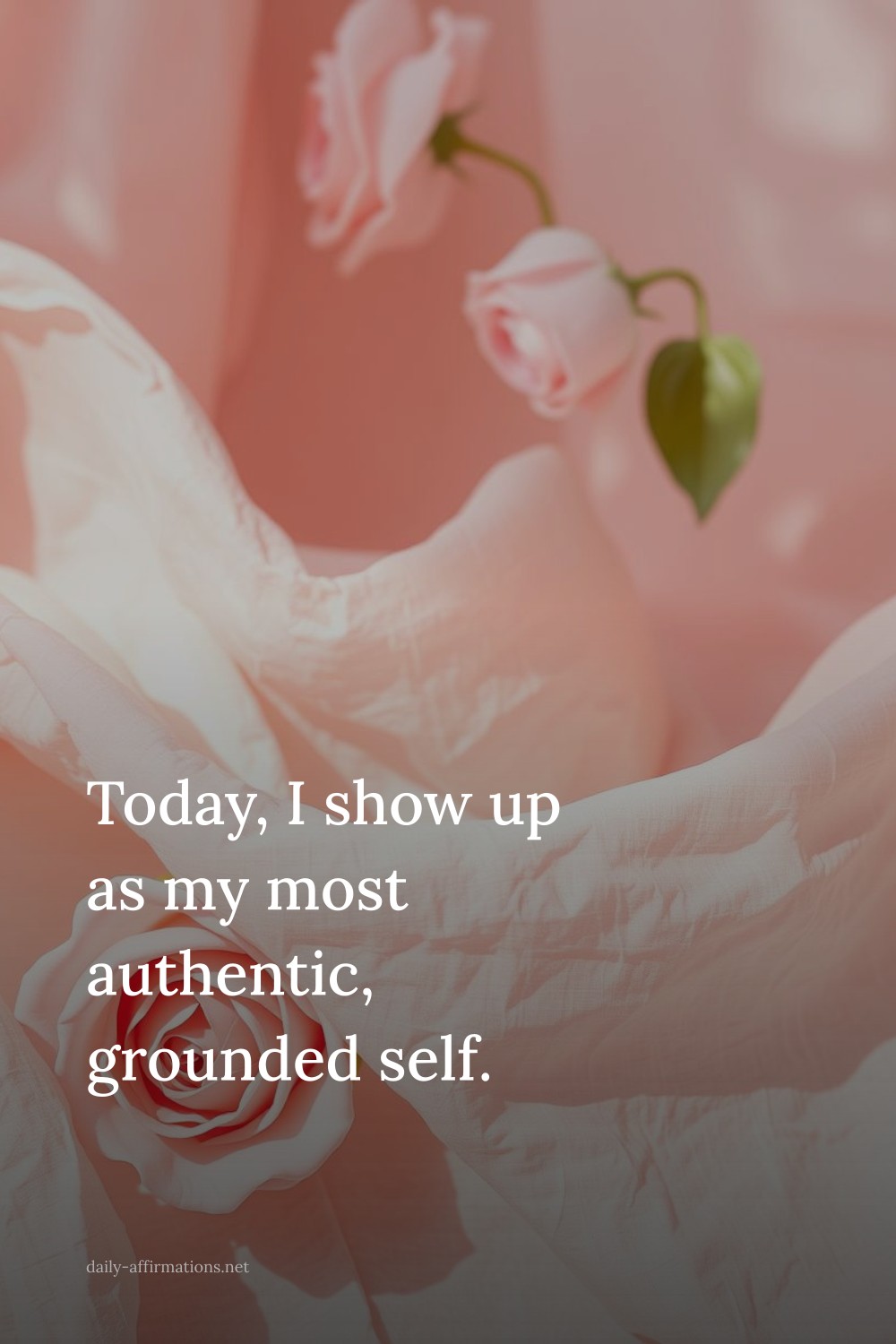 Today, I show up as my most authentic, grounded self.