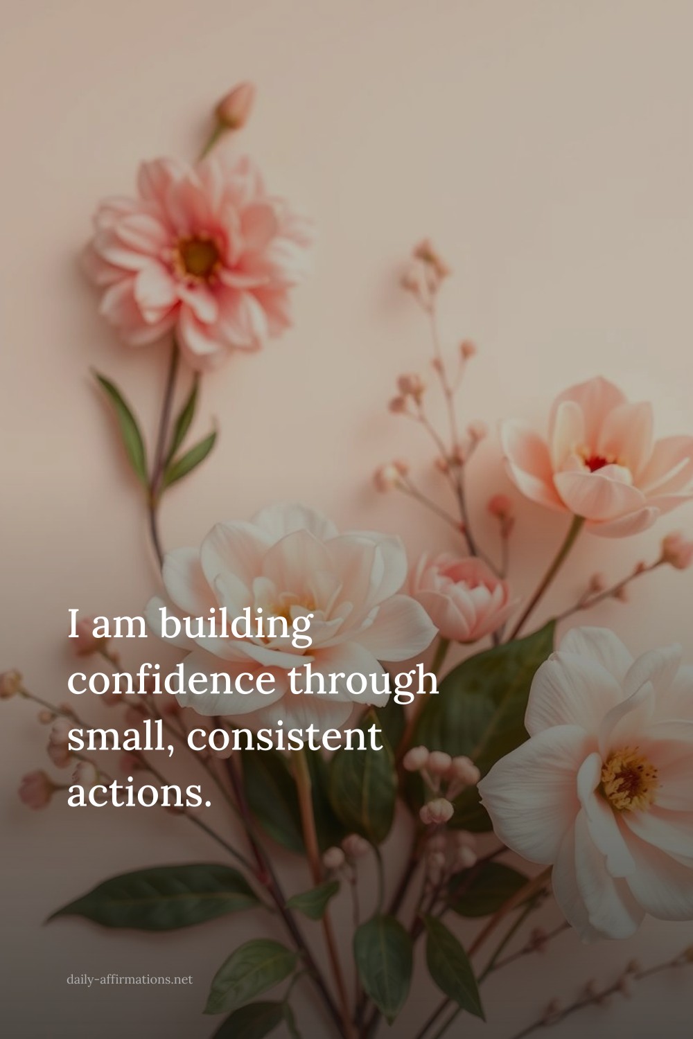 I am building confidence through small, consistent actions.