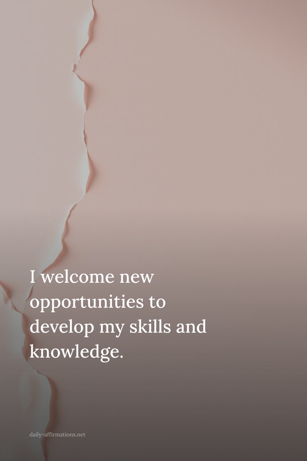 I welcome new opportunities to develop my skills and knowledge.