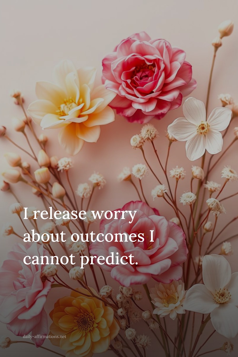 I release worry about outcomes I cannot predict.