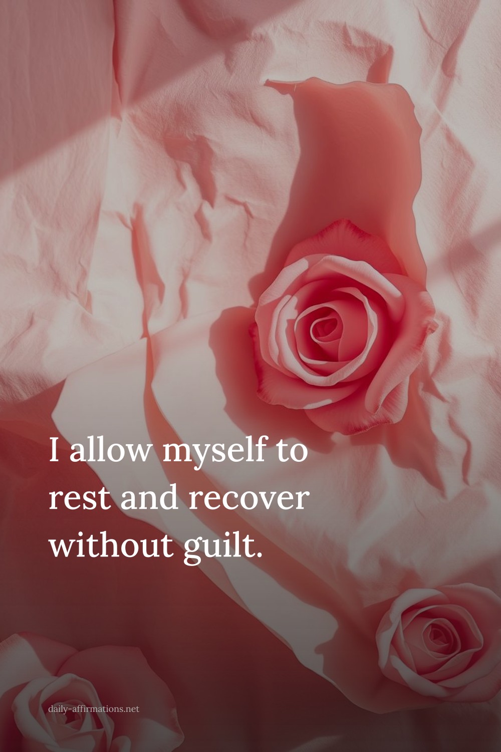 I allow myself to rest and recover without guilt.