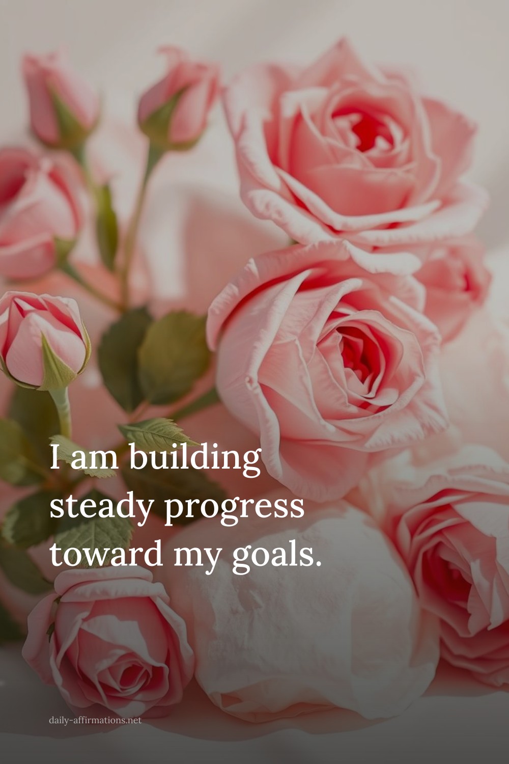 I am building steady progress toward my goals.