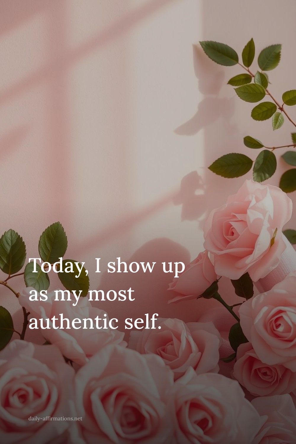 Today, I show up as my most authentic self.