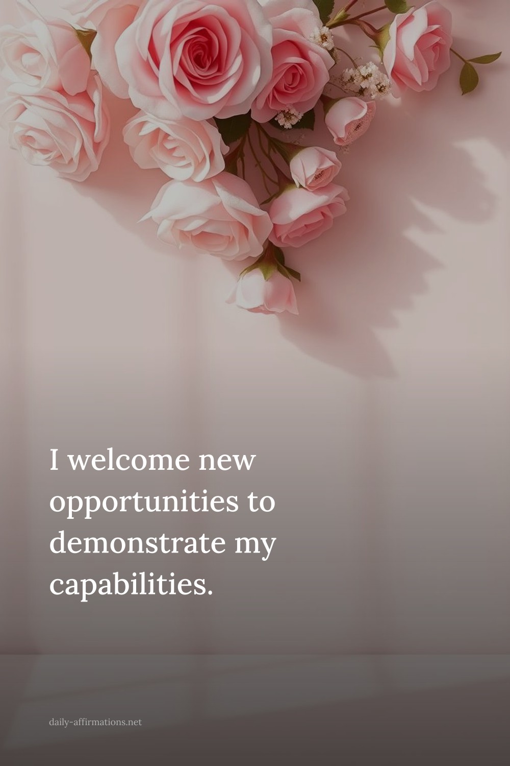 I welcome new opportunities to demonstrate my capabilities.