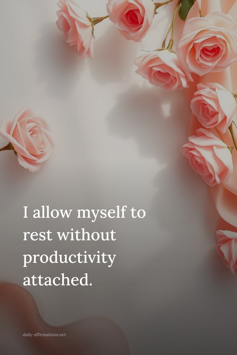 I allow myself to rest without productivity attached.