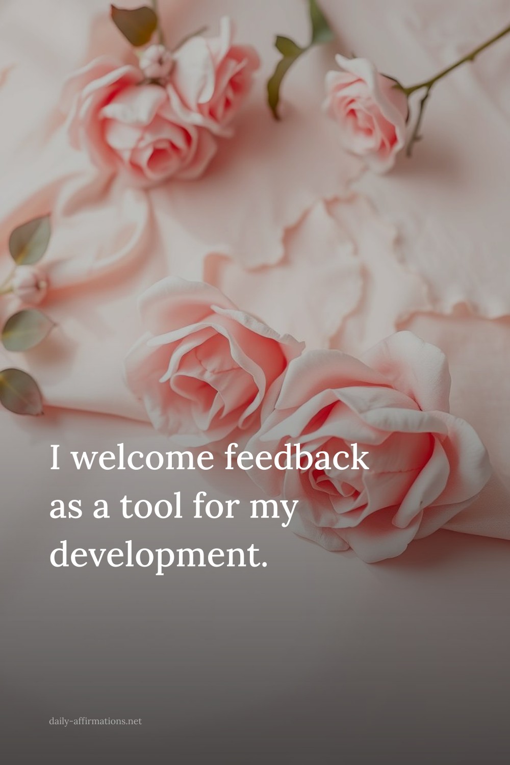 I welcome feedback as a tool for my development.