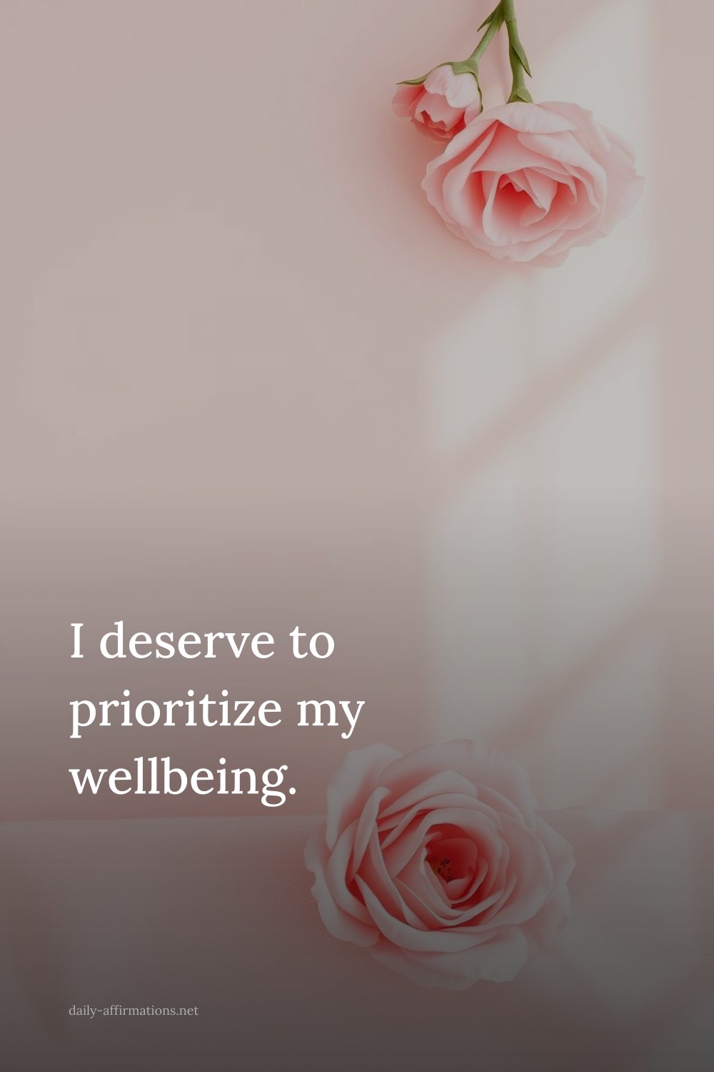 I deserve to prioritize my wellbeing.