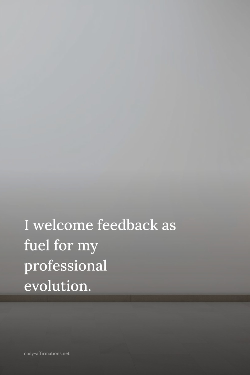 I welcome feedback as fuel for my professional evolution.