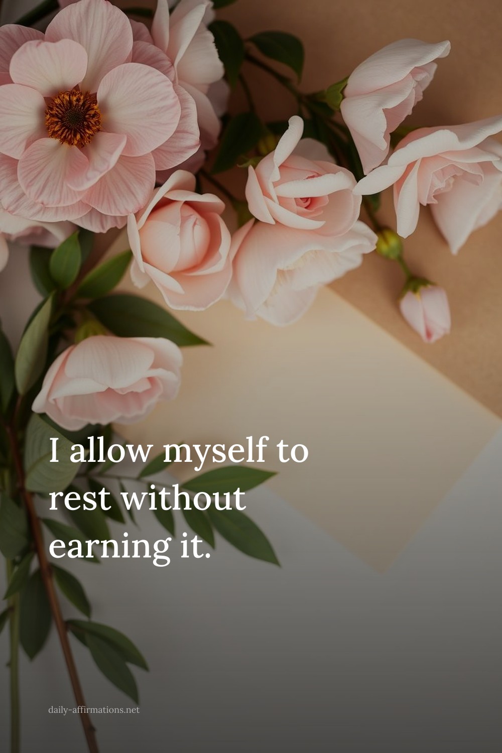 I allow myself to rest without earning it.