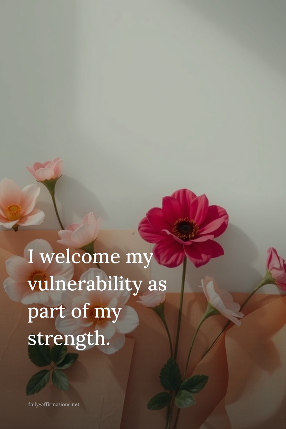 I welcome my vulnerability as part of my strength.