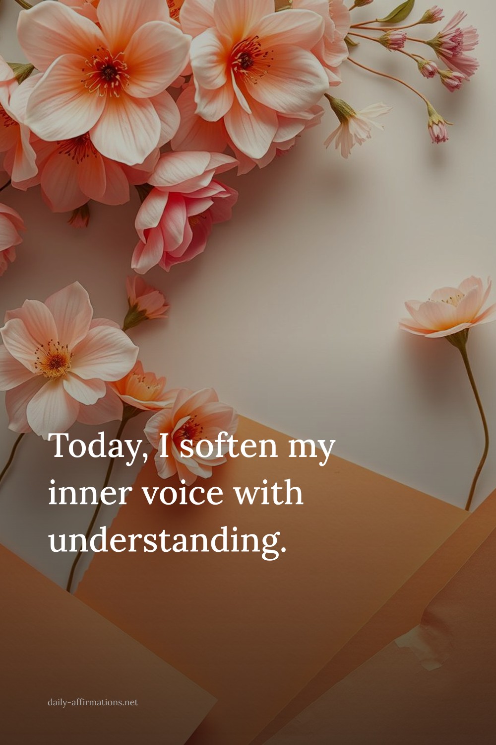 Today, I soften my inner voice with understanding.