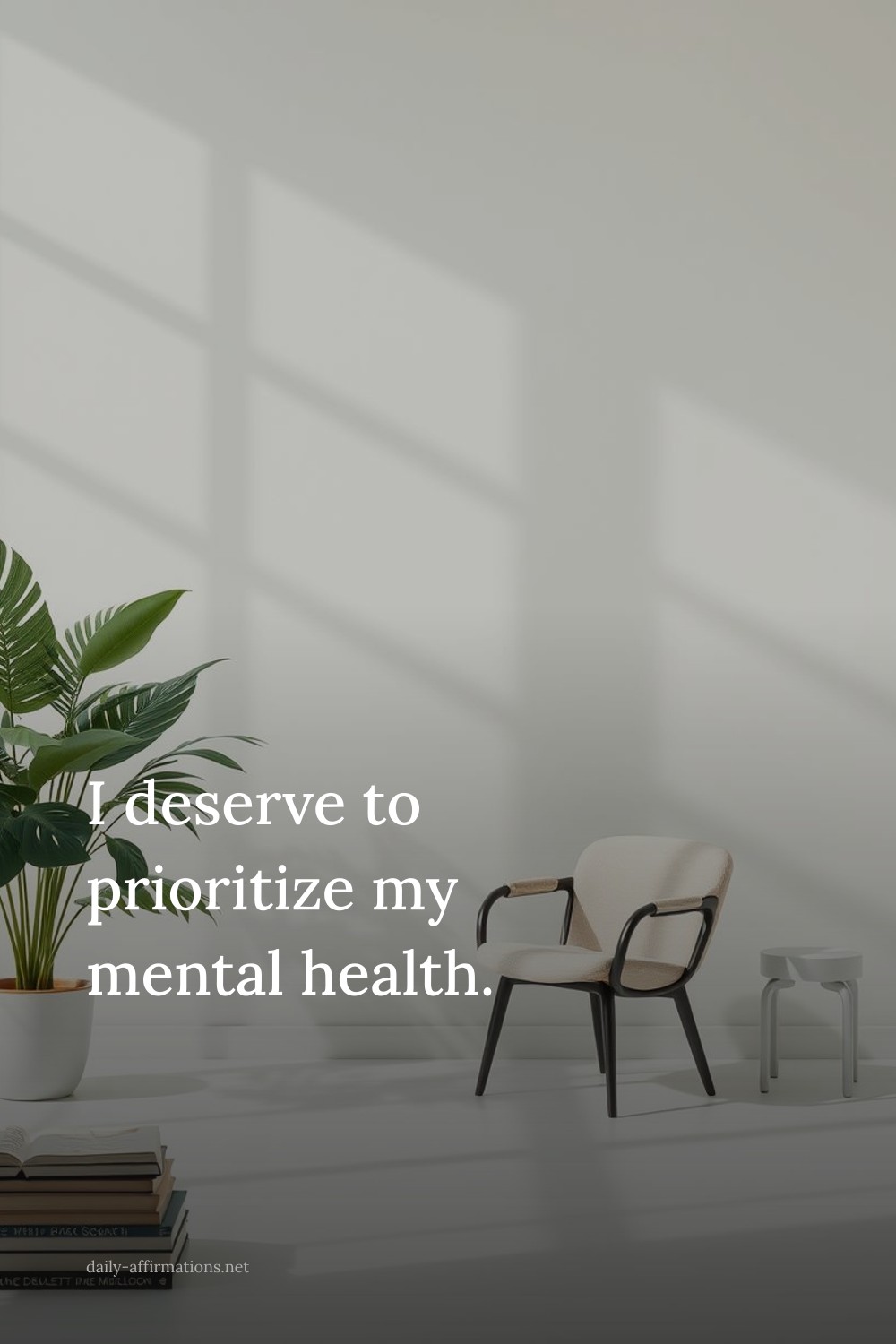 I deserve to prioritize my mental health.
