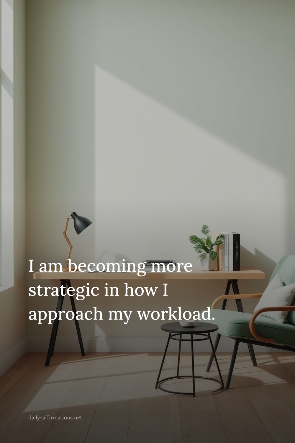 I am becoming more strategic in how I approach my workload.