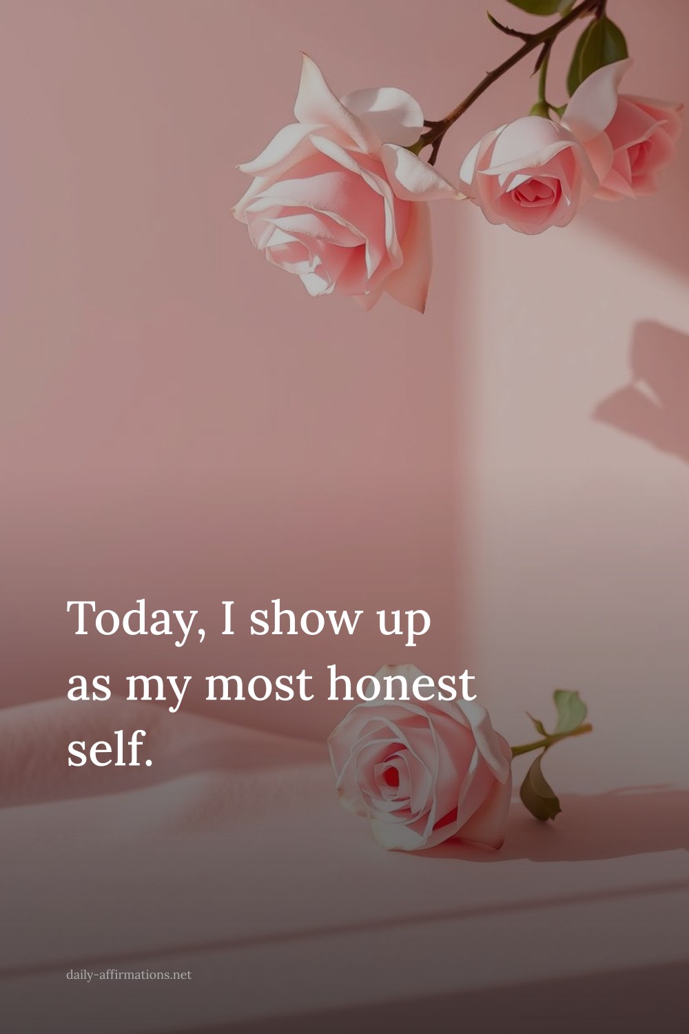 Today, I show up as my most honest self.