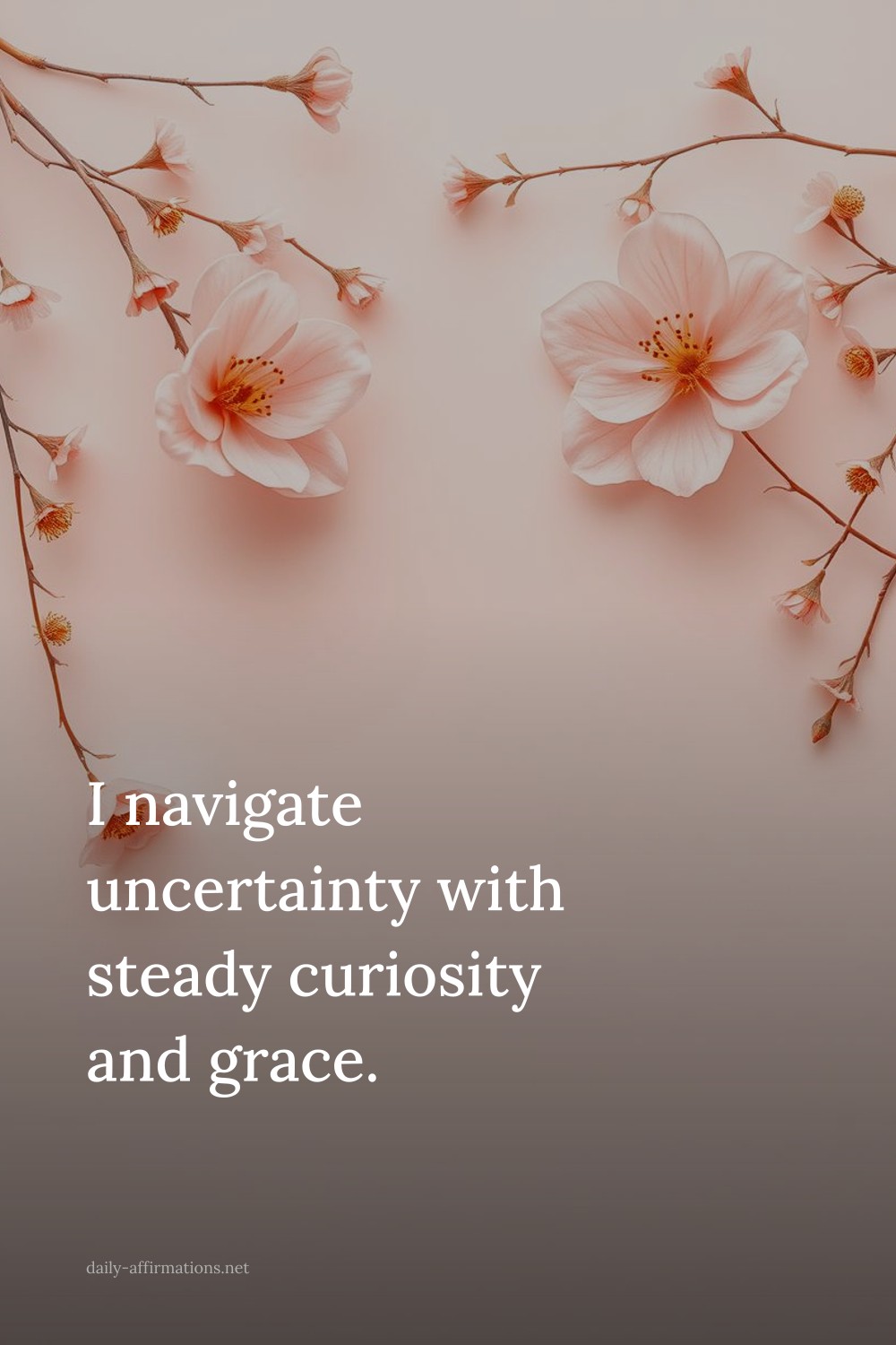 I navigate uncertainty with steady curiosity and grace.