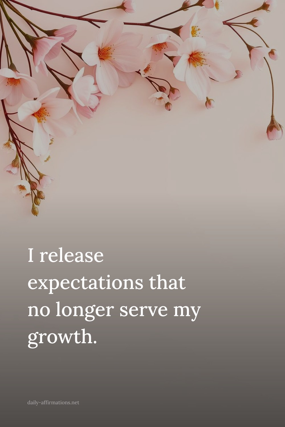 I release expectations that no longer serve my growth.