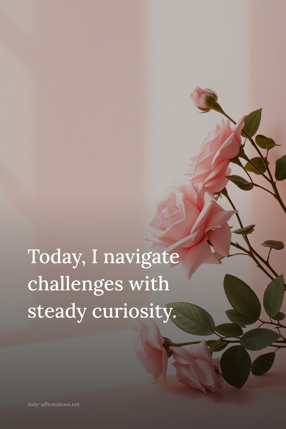 Today, I navigate challenges with steady curiosity.