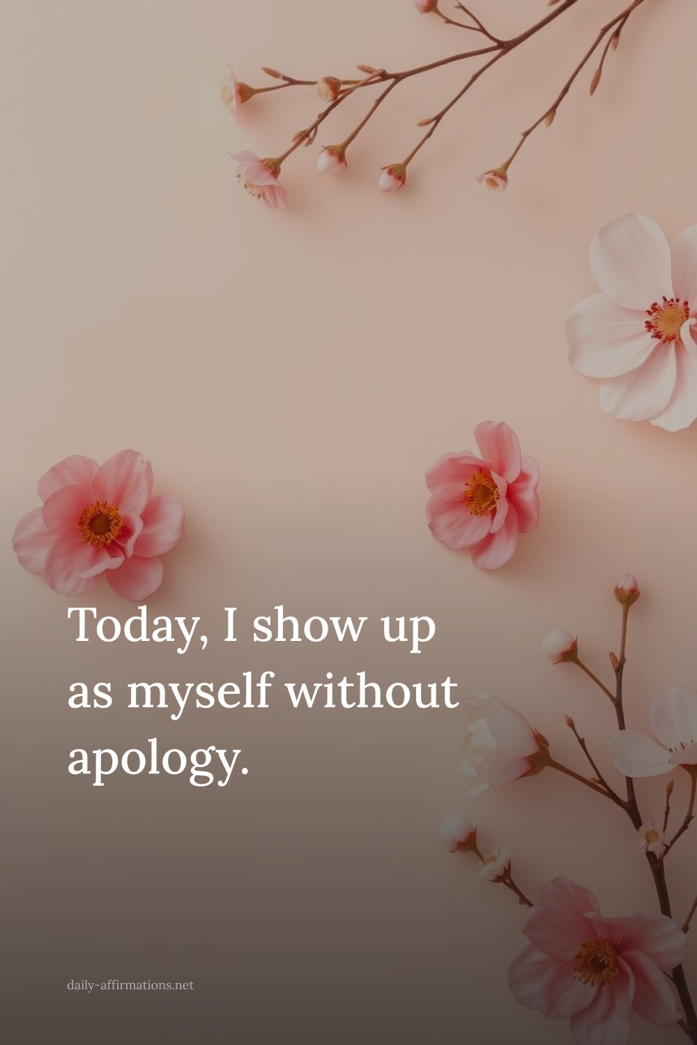 Today, I show up as myself without apology.