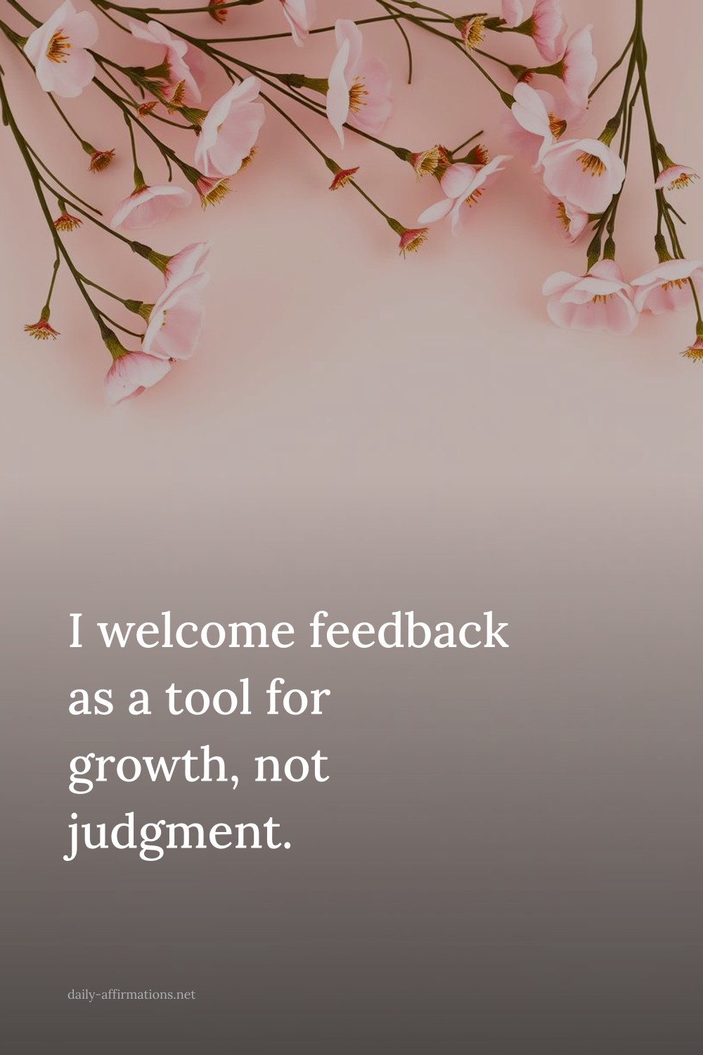 I welcome feedback as a tool for growth, not judgment.